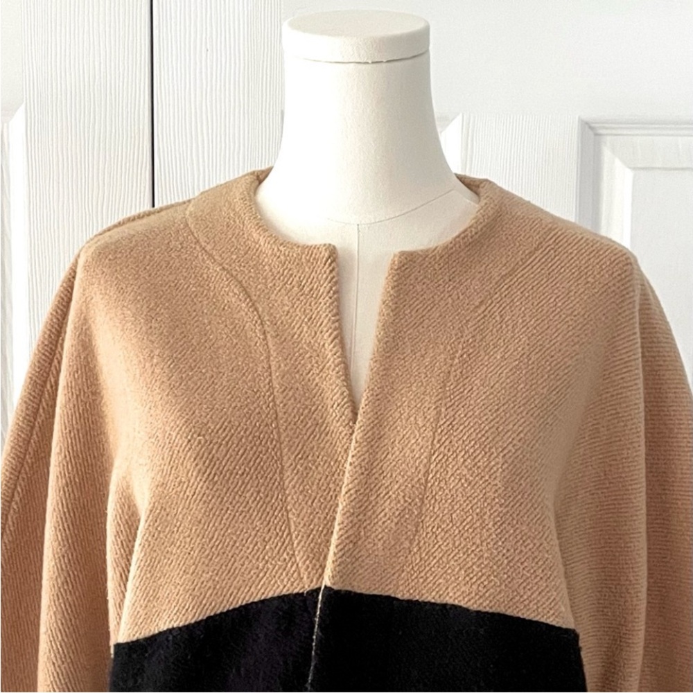 Zara Color Block Coat Size S - Picture 5 of 8